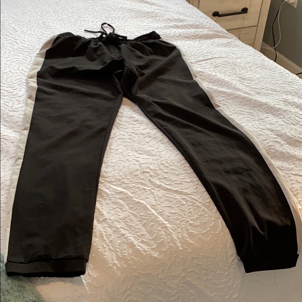 Black loose dress pants or casual